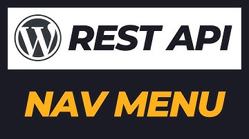 Get WordPress Nav menu from REST API!  [SOLVED 2023]