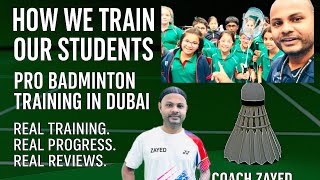 Badminton Training In Dubai  Coach Zayed  Student Reviews U0026 Practice Session