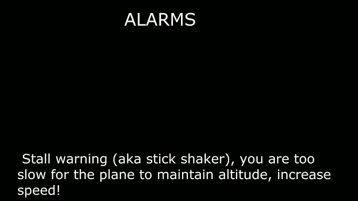 Alarms, TCAS, and GPWS of the Boeing 737 With Explanation