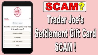 TraderSettle com Review Free Trader Joe s Gift Card or SCAM Must Watch