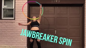 Hula hooping tutorial- Jawbreaker-spin tutorial