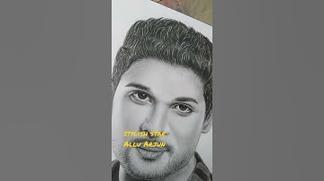 Stylish Star Allu Arjun Pencil sketch