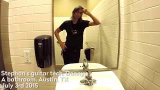Third Eye Blind - Stephan's guitar tech Danny talks to a mirror