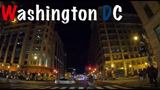 Washington DC - Car Driving Tour - Cozy relaxing Music - 4K