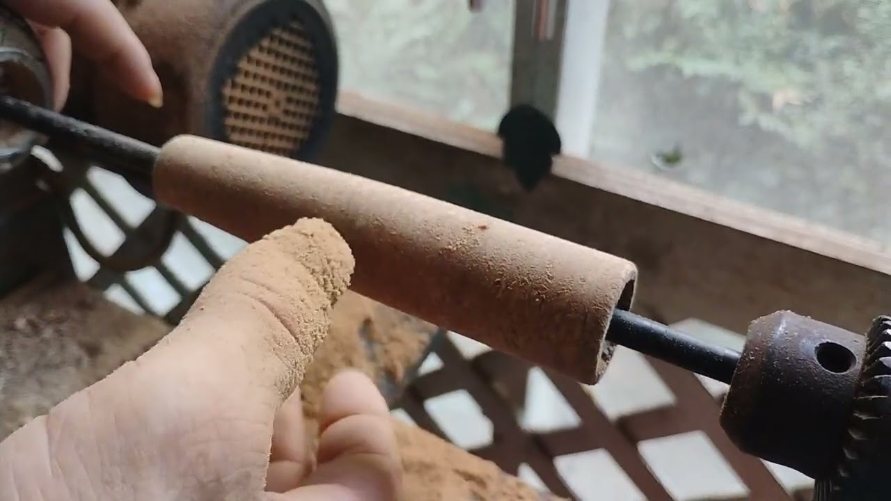 Project creek rod part 2 shaping the grip 