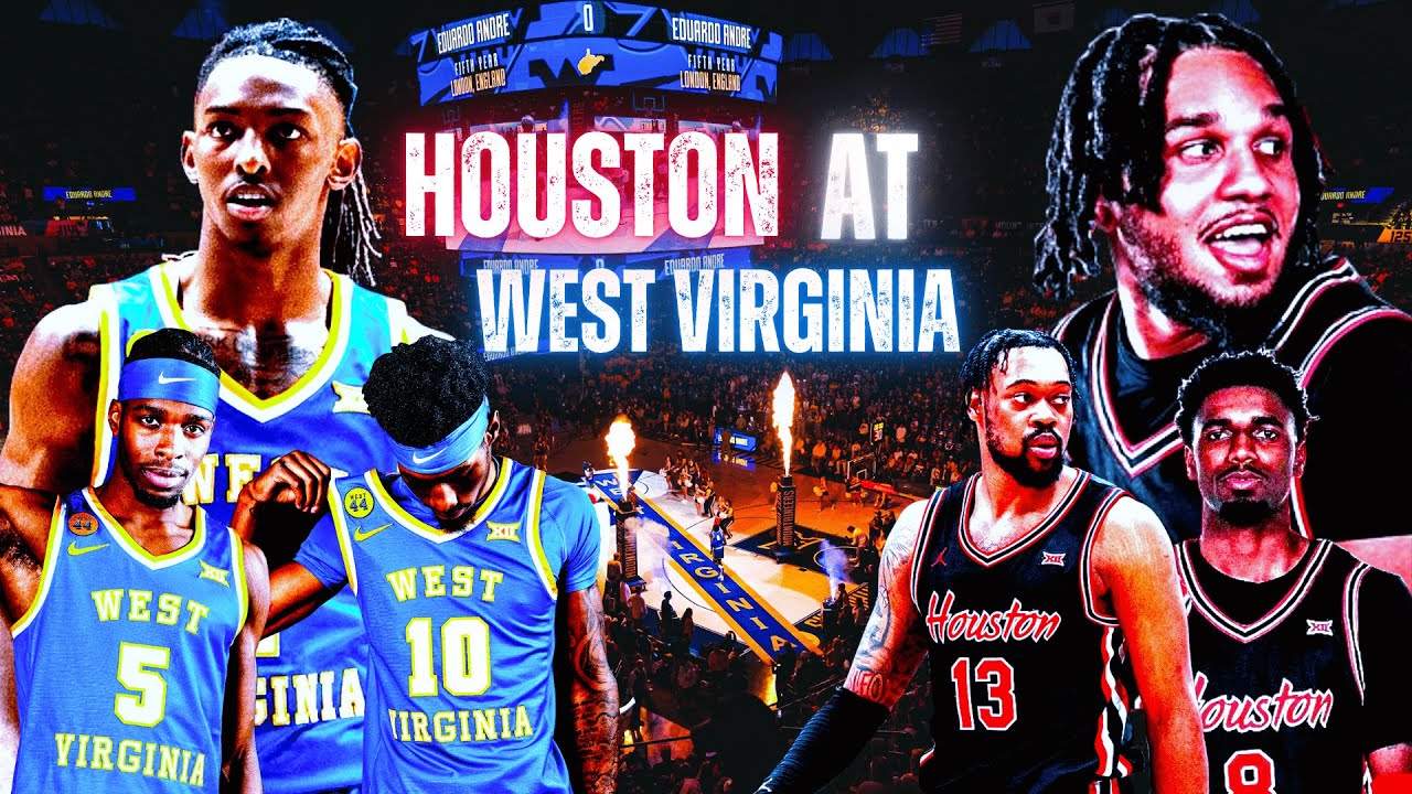 Houston Cougars Basketball at West Virginia Mountaineers Cinematic Trailer (1/29/25)