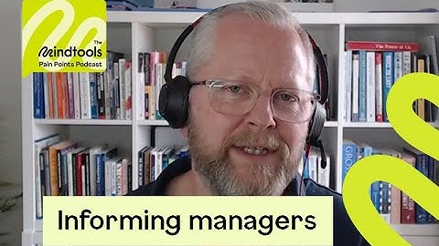 How can you keep managers up to date with learning? │ Mindtools Pain Points podcast