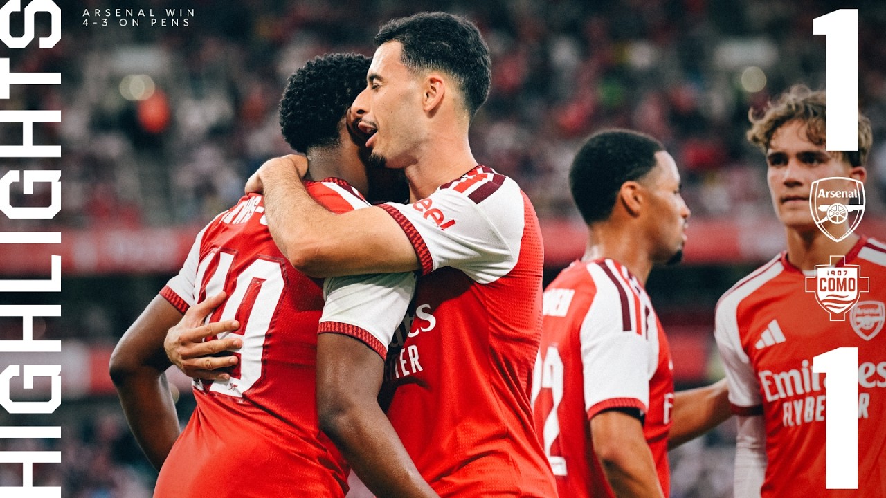 PENALTY SHOOTOUT VICTORY TO END PRE-SEASON | HIGHLIGHTS | Arsenal 1 - 1 Como 1907 (4-3 on pens)