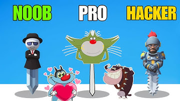 NOOB vs PRO vs HACKER | In Mr. Slice | With Oggy And Jack | Yashap gaming