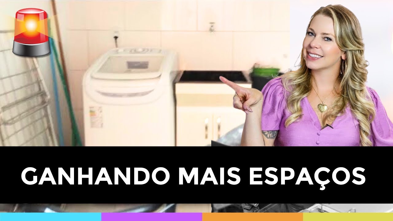 MAIS ESPAÇOS NA ÁREA DE SERVIÇO DA MARIANA | SOS RAFA ORGANIZA | Organize sem Frescuras