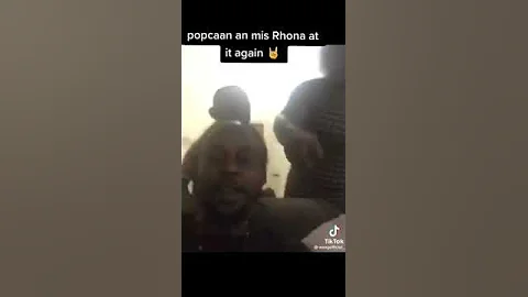 popcaan and miss Rhona funny moment😅😅