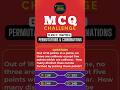 Permutations &amp; Combinations | MCQ Challenge 1 | Top Exam Problems | Class 11 Maths