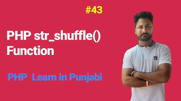 PHP str_shuffle() Function