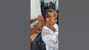 Style: 4 Criss Cross stitch braids🎀#shorts  #hairstyles #braids #stitchbraids #fyp #beautyqueen