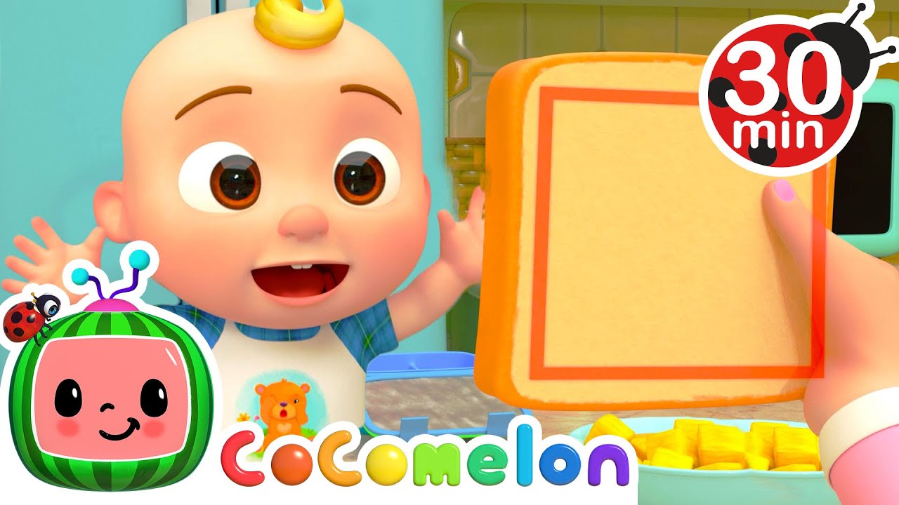 Shapes in My Lunchbox Song! + More, @Cocomelon - Nursery Rhymes