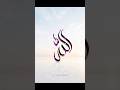 Name of Allah | Arabic calligraphy with brush pen 🖋️#shorts #ytshorts #art #allah