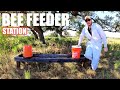 How to turn a 5gal bucket into a bee feeder