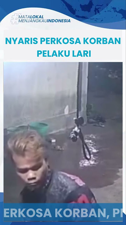 Pelaku Percobaan Pemerkosaan Panik, Lari Setelah Aksinya Terekam CCTV
