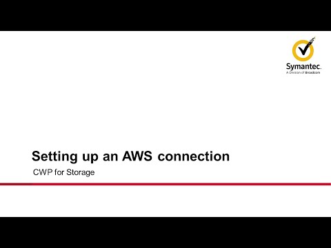 Setting up an AWS connection
