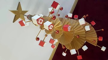 How to make your own Advent Calendar Christmas Tree by Tibby Singh!