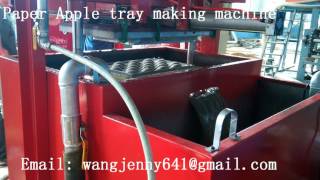 Paper Apple tray making machine-Whatsapp:0086-15153504975