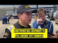Response to Kyle Larson Comments | Christopher Bell