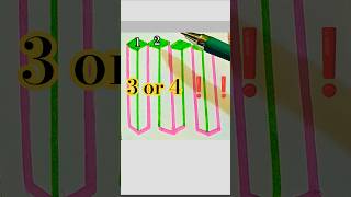 3 or 4 bars❗❗ #art #easy #drawing#creative