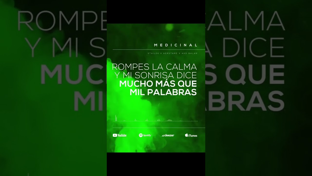 Watch Stailok - Medicinal ft. Aerstame & Ahd Balam (con letra) on YouTube Watch Stailok - Medicinal ft. Aerstame & Ahd Balam (con letra) on YouTube