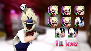 Ice Scream Series All Icons Evolution Ice Scream 1 2 3 4 5 6 And 7 Ice Scream 7