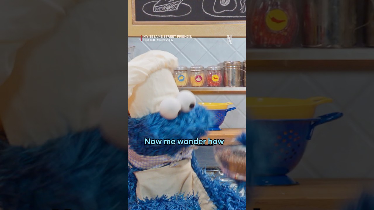 Make arepas with Cookie! 👨‍🍳 My Sesame Street Friends: Cookie Monster, now playing on Netflix