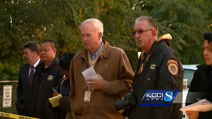 High school students study mock crime scene in forensic class