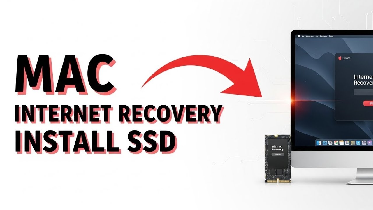 How to Use Internet Recovery to Install macOS to a New SSD - YouTube