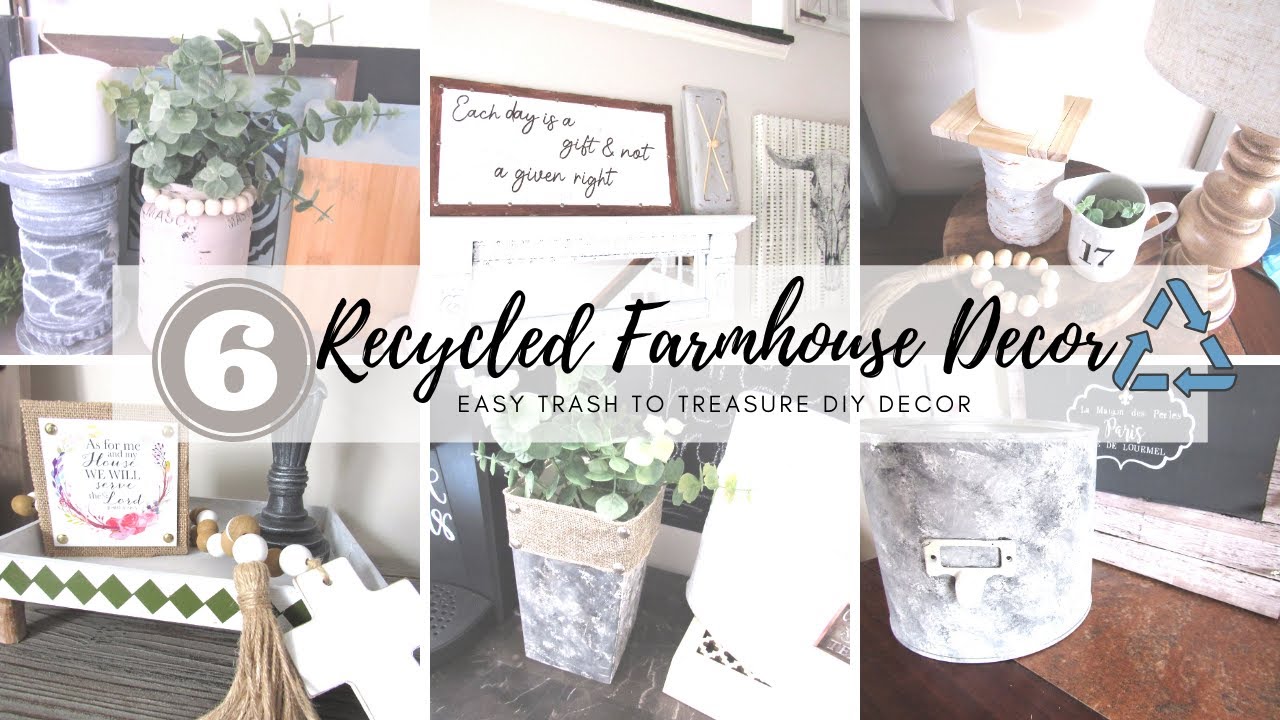 Thrifty Ideas for Farmhouse Decor (Hello, Upcycling!)