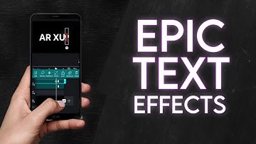 3 Epic text effects and animations using VN editor mobile | text intros using VN