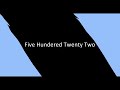 Hugsky  five hundered twenty two 2e titre de lalbum blue