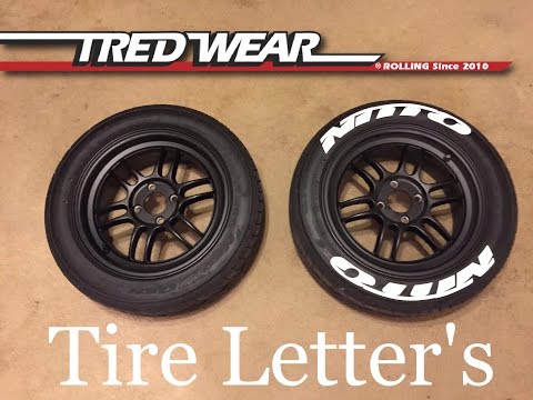 Tredwear Tire Letters - JDM Integra