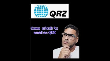 Como Añadir tu email en QRZ!!!