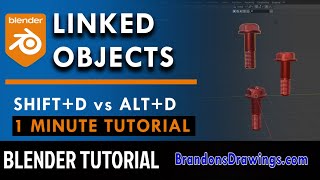Create Linked Objects in Blender (Tutorial) #SHORTS