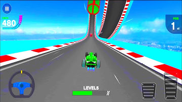 Formula Car Racing Stunts 3D - Impossible Car Mega Ramp Simulator 2023 - Android GamePlay