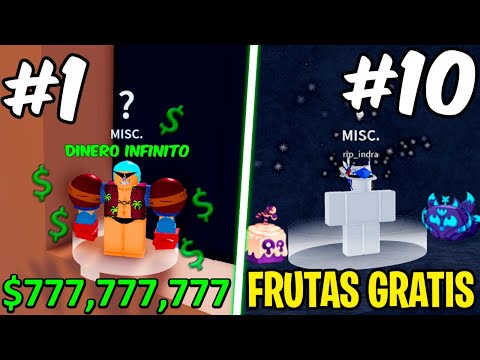 10 SECRETOS de Blox Fruits 🍎 FRUTAS INFINITAS 🍎 (Npc)