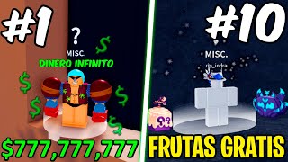 10 SECRETOS de Blox Fruits 🍎 FRUTAS INFINITAS 🍎 (Npc)