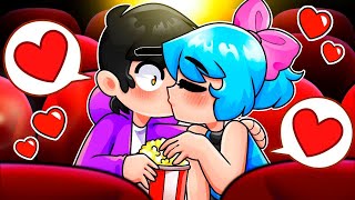 ¡SRJUANCHO Y SRTACATANA SE BESAN EN EL CINE! 😱🎥💖 ¿SOMOS NOVIOS? 😳 SRJUANCHO MINECRAFT ROLEPLAY