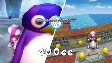 MARIO KART WII 400cc, but every item is again a MEGA MUSHROOM | Mario Kart Hack