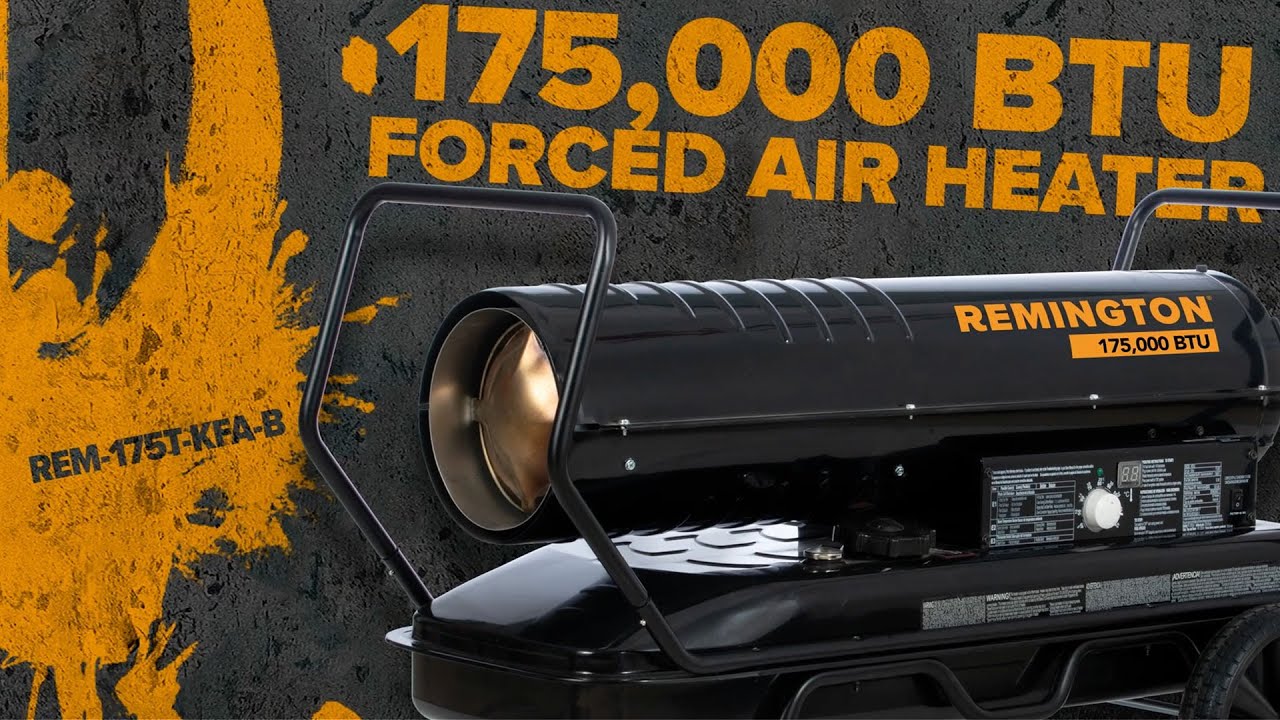 Remington 175,000 BTU Kerosene Forced Air Heater with Thermostat - Remington  Heaters