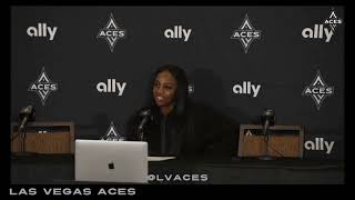 "She Took Me UNDER HER WING As Soon As I GOT DRAFTED" - Jackie Young Is GRATEFUL For A'ja Wilson