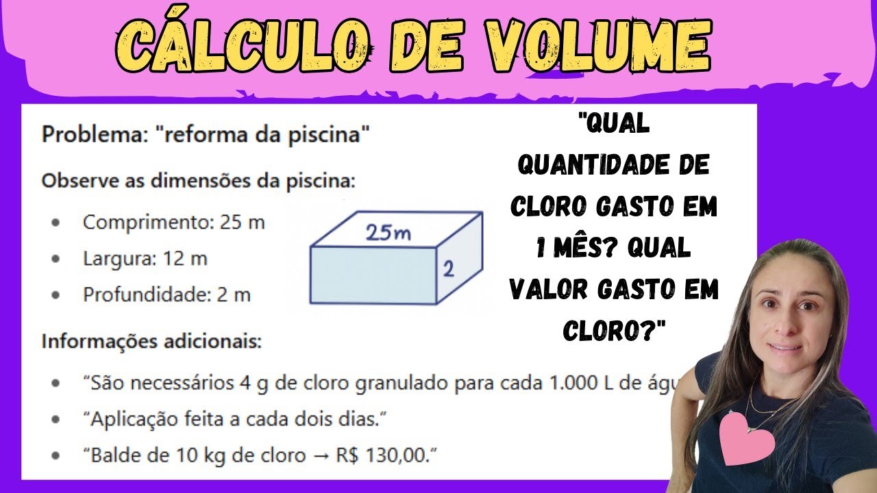 Calculo de volume de bloco retangular em problemas. - YouTube
