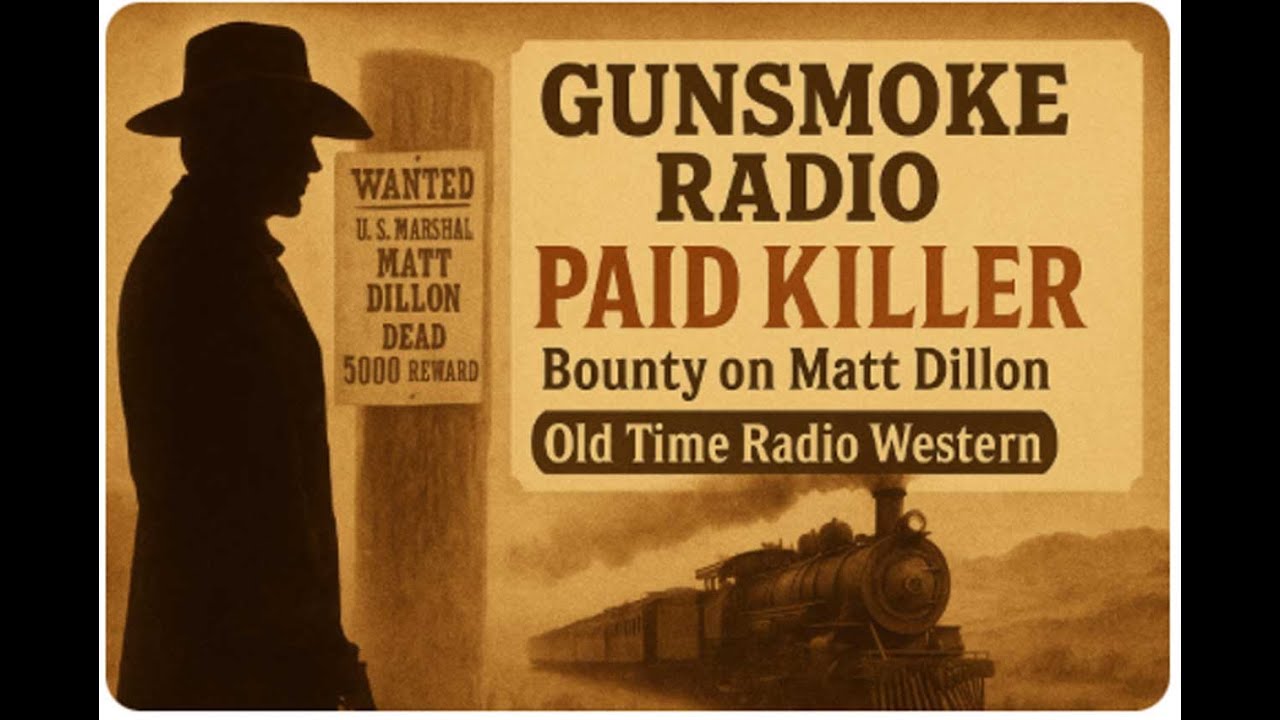 Gunsmoke Radio – “Paid Killer” 1953 | Bounty on Marshal Matt Dillon | Classic OTR Western