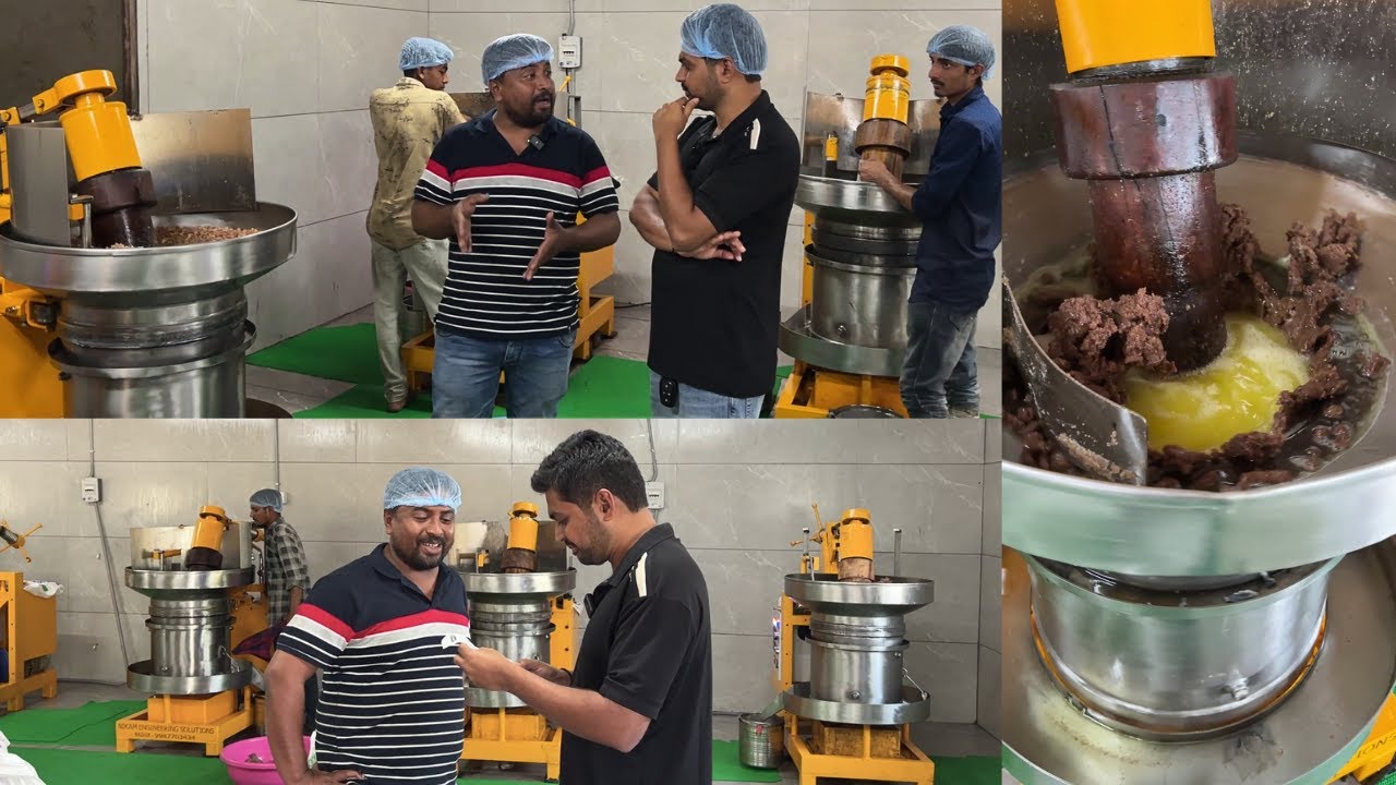 ચરોતર ની ૨૪ કલાક ચાલતી લાકડા ની ઘાણી નું સીંગતેલ સૌરાષ્ટ્ર થી આવતા G20 મગફળી ના દાણા wood press oil