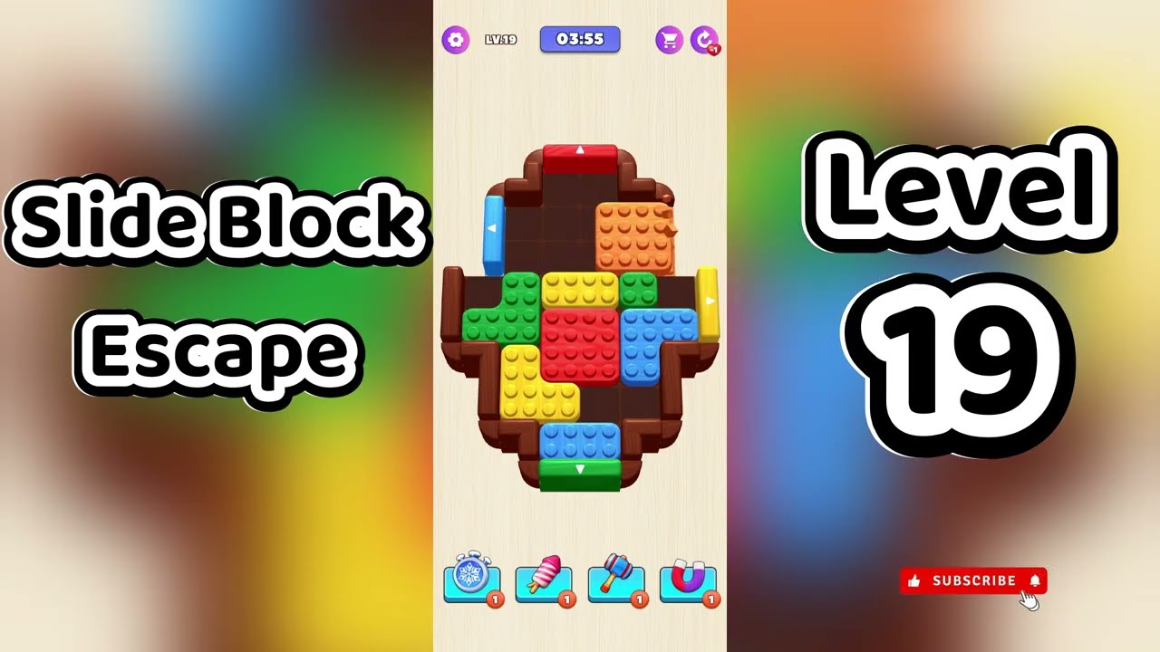 Slide Block Escape Level 19 Walkthrough 🧩 | Go Answer