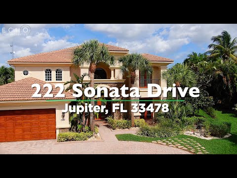222 Sonata Drive, Jupiter, FL home video tour